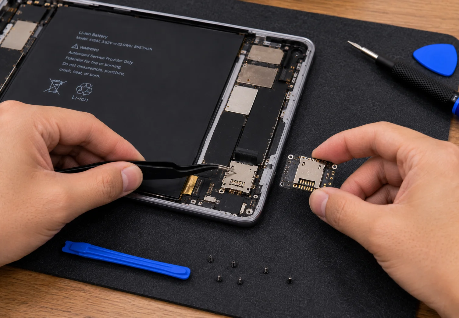 Reparação de leitor MicroSD