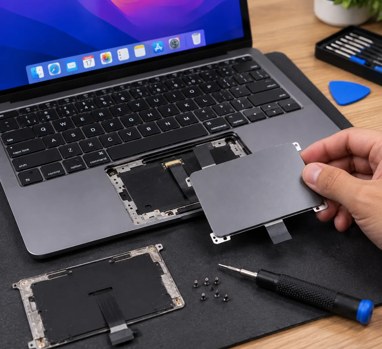 Substituição de trackpad