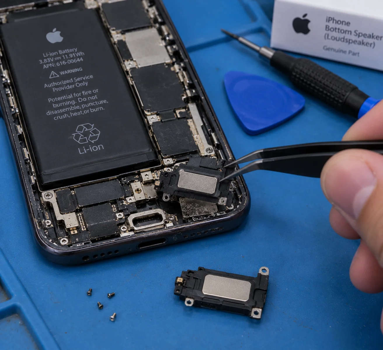 Reparação de altifalante e microfone de telemóvel